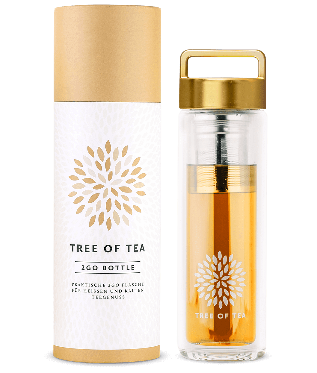 Tree of Tea 2go Bottle, gold Tree of Tea 2go Bottle, gold von mymuesli
