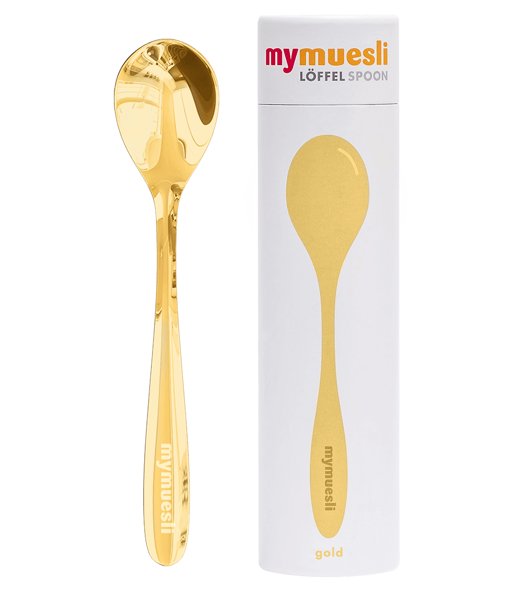 mymuesli Bio mymuesli-Löffel gold | Der perfekte Müsli-Löffel mymuesli Bio mymuesli-Löffel gold | Der perfekte Müsli-Löffel von mymuesli