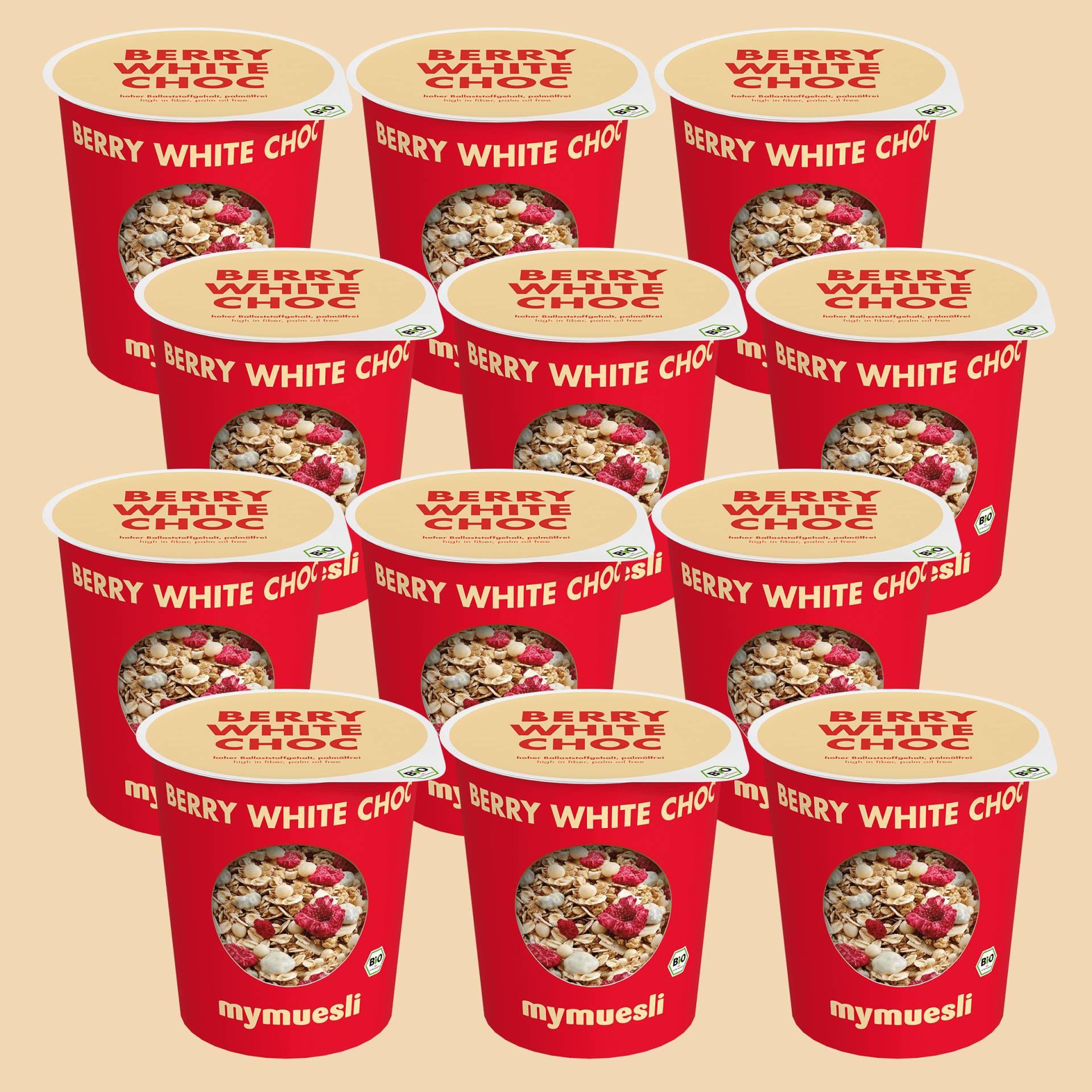 mymuesli2go Berry-White-Choc 12er Pack mymuesli2go Berry-White-Choc 12er Pack von mymuesli