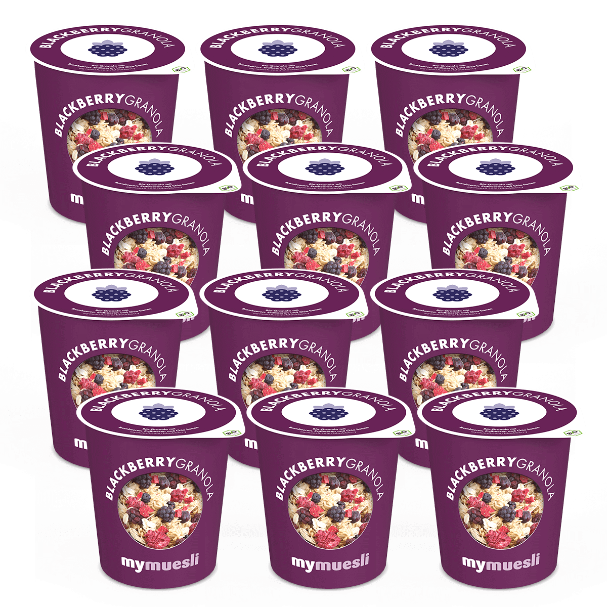 mymuesli2go Blackberry Granola 12er Pack mymuesli2go Blackberry Granola 12er Pack von mymuesli
