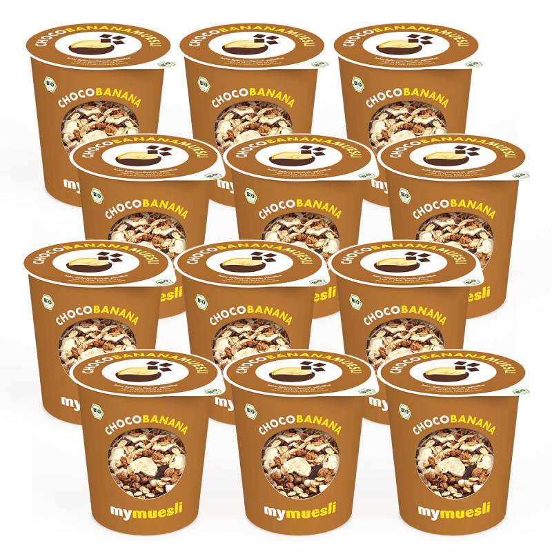 mymuesli2go Choco-Banana 12er Pack von mymuesli