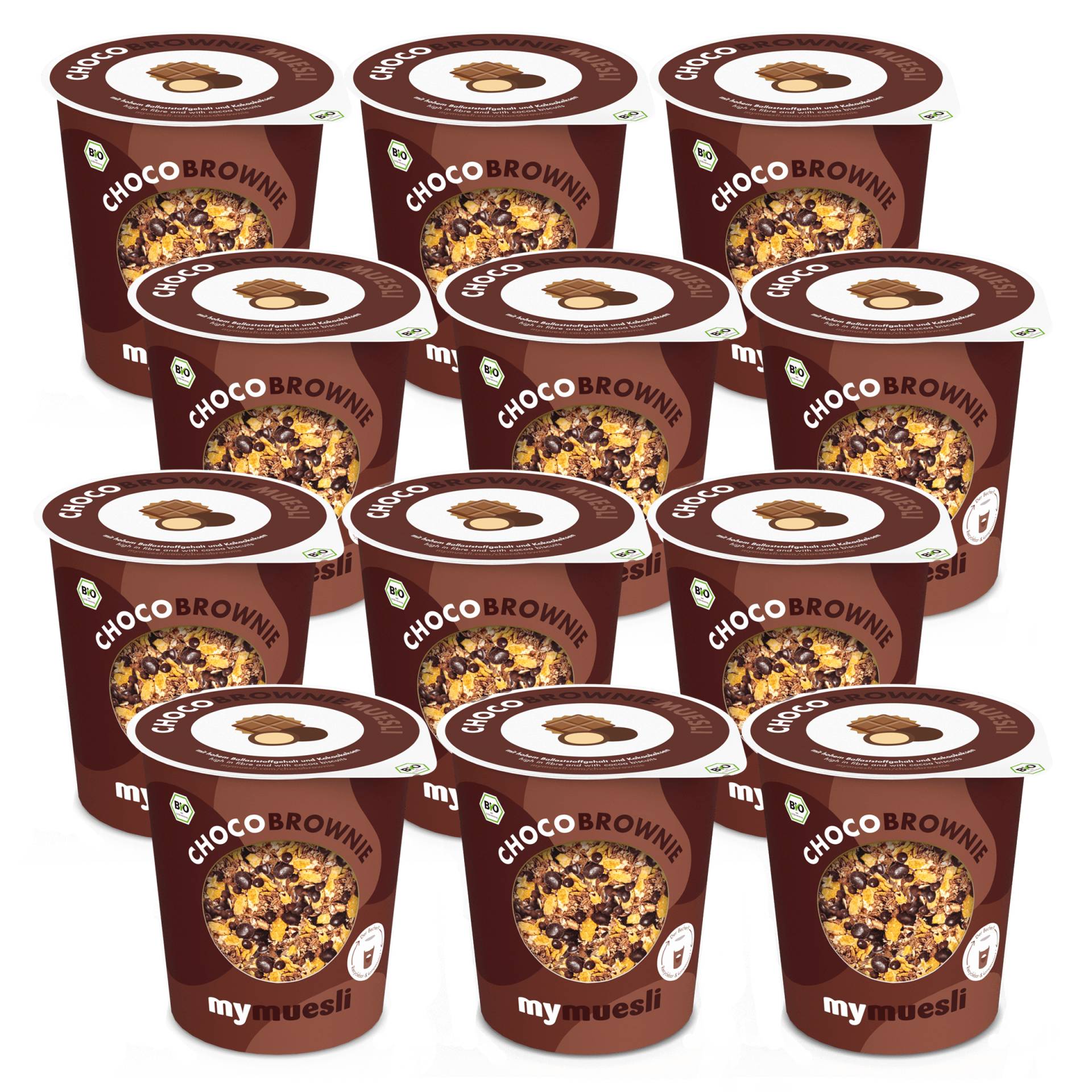 mymuesli2go Choco Brownie 12er Pack mymuesli2go Choco Brownie 12er Pack von mymuesli