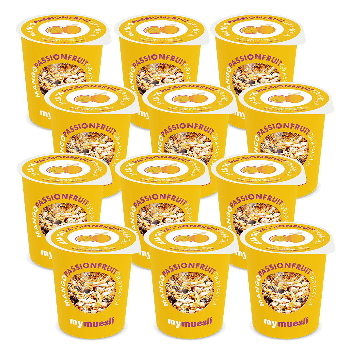 mymuesli2go Mango Passionfruit Granola 12er Pack mymuesli2go Mango Passionfruit Granola 12er Pack von mymuesli