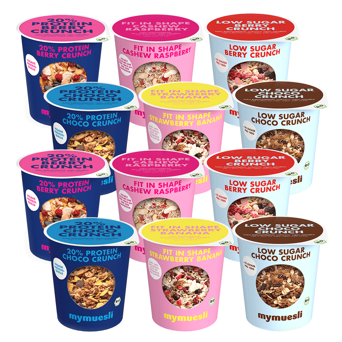 mymuesli2go Probierpaket Fit-in-Shape 12er mymuesli2go Probierpaket Fit-in-Shape 12er von mymuesli