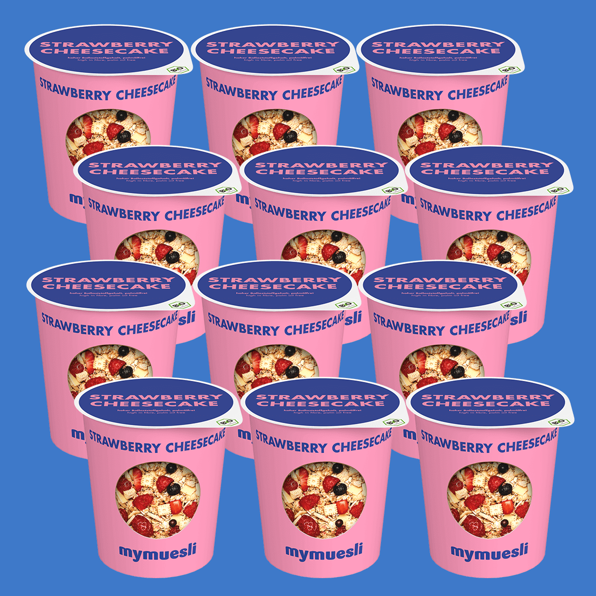 mymuesli2go Strawberry Cheesecake 12er Pack mymuesli2go Strawberry Cheesecake 12er Pack von mymuesli