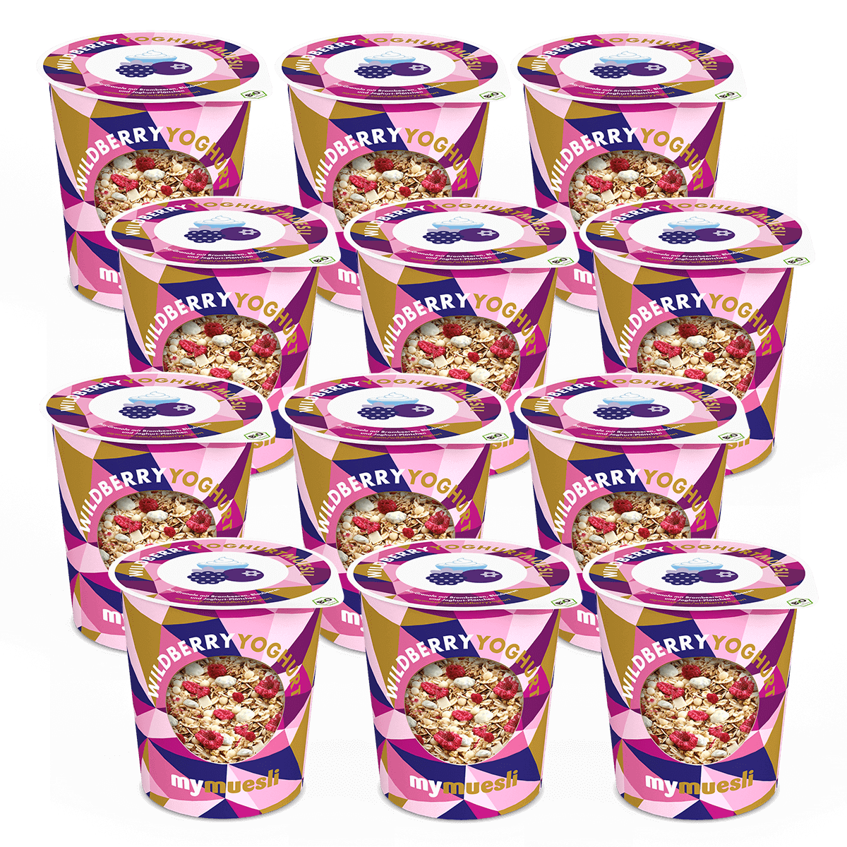 mymuesli2go Wildberry Yoghurt 12er Pack mymuesli2go Wildberry Yoghurt 12er Pack von mymuesli
