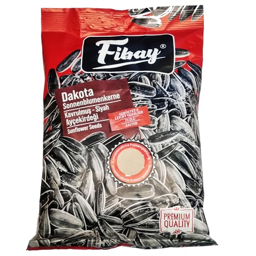 Fibay - Dakota Sonnenblumenkerne | Geröstet und leicht gesalzen | Premium Qualität (1x150g) von mynatura