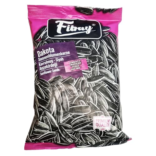Fibay Dakota Sonnenblumenkerne - geröstet & ungesalzen | Premium Qualität (1x150g) von mynatura