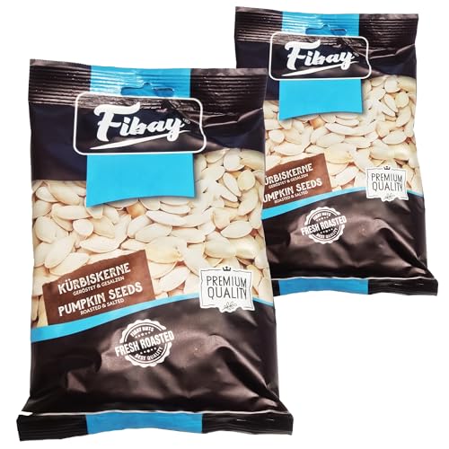 Fibay - Kürbiskerne geröstet und gesalzen | Premium Qualität (2x120g) von mynatura