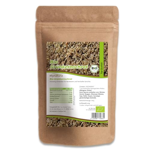 Mynatura Bio Grünkernschrot - grob | Getreideschrot | Grünkern geschrotet | Vegane Küche | Nährstoffreich | Im Beutel - 2000g Mynatura Bio Grünkernschrot - grob | Getreideschrot | Grünkern geschrotet | Vegane Küche | Nährstoffreich | Im Beutel - 2000g von mynatura
