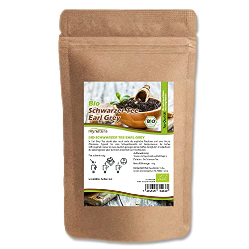 Mynatura Bio Schwarzer Earl Grey Tee I Teemischung I Schwarztee I Schwarzer-Tee I Naturprodukt I Teegetränk I Im Beutel (1000g) von mynatura