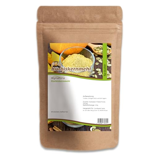 Mynatura Kürbiskernmehl - entölt ohne Schale | Mehl aus Kürbiskernen | Gemahlene Kerne | Pumpkinpowder | Kürbismehl | Vegan backen | Im Beutel 250g Mynatura Kürbiskernmehl - entölt ohne Schale | Mehl aus Kürbiskernen | Gemahlene Kerne | Pumpkinpowder | Kürbismehl | Vegan backen | Im Beutel 250g von mynatura