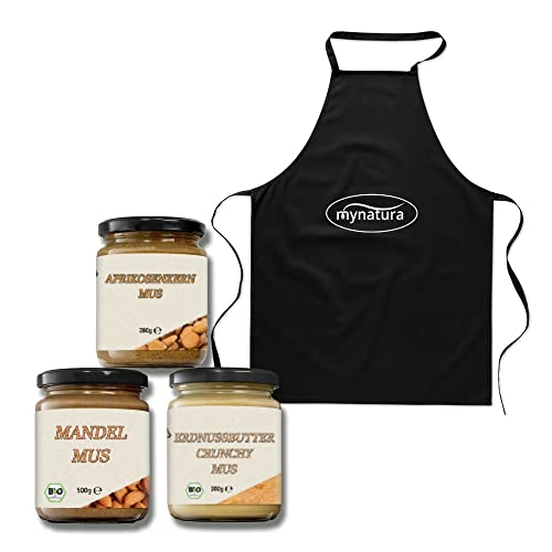 Mynatura Mus-Set I Aufstrich I Nussmus I Mus I Kochen I Backen I Brotaufstrich I Snack I Nutbutter (Set 6) von mynatura