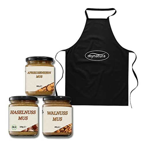 Mynatura Mus-Set I Aufstrich I Nussmus I Mus I Kochen I Backen I Brotaufstrich I Snack I Nutbutter (Set 9) von mynatura