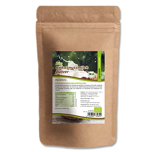 mynatura Bio Kokosmilchpulver Kokosmilch | Pulver | Kochen | Backen | Dessert | Kokosnuss | Ernährung | Nachtisch | süß (1x1kg) von mynatura