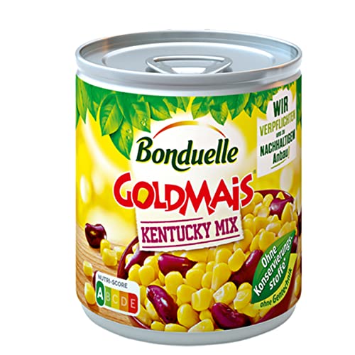 Bonduelle Goldmais Kentucky Mix mit feinen Kidneybohnen 170g Bonduelle Goldmais Kentucky Mix mit feinen Kidneybohnen 170g von n.v.