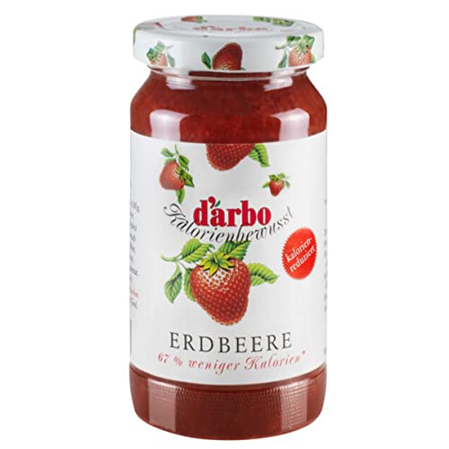 Darbo Erdbeer Konfitüre mit Süßungsmitteln Kalorienbewusst 220g von n.v.