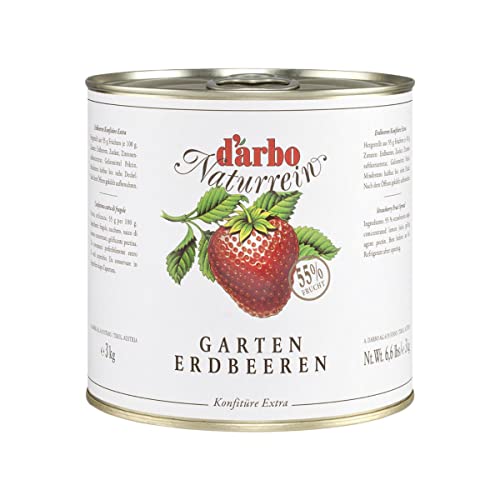 Darbo Naturrein Garten Erdbeeren Konfitüre Extra fruchtig 3000g von n.v.