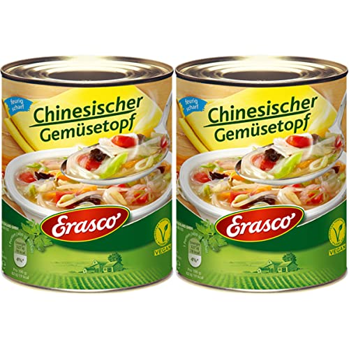 Erasco Chinesischer Gemüsetopf mit viel leckerem Gemüse 800g 2er Pack von n.v.