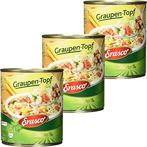 Erasco Graupentopf mit viel Graupen und frischem Gemüse 800g 3er Pack von n.v.