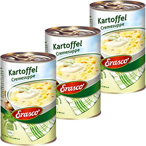 Erasco Kartoffel Cremesuppe mit Rauchspeck fein cremig 390ml 3er Pack von n.v.