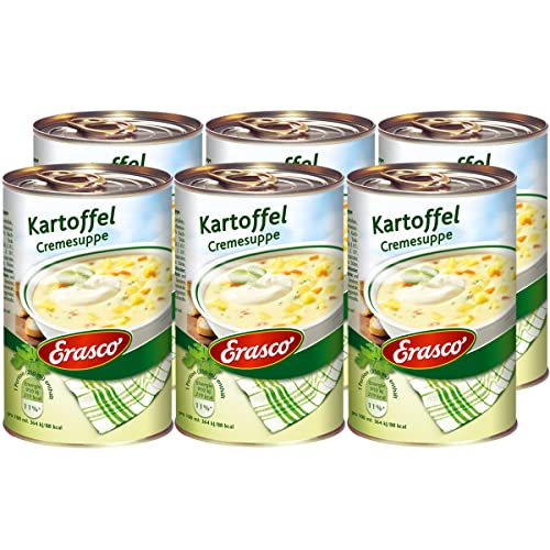 Erasco Kartoffel Cremesuppe mit Rauchspeck fein cremig 390ml 6er Pack von n.v.