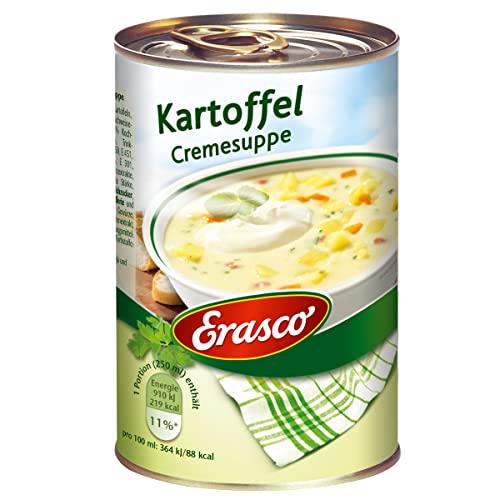 Erasco Kartoffel Cremesuppe mit Rauchspeck fein cremig 390ml Erasco Kartoffel Cremesuppe mit Rauchspeck fein cremig 390ml von n.v.