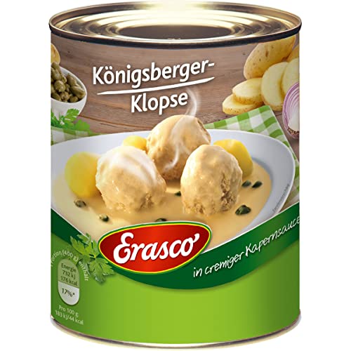 Erasco Königsberger Klopse in Kapernsauce pikant cremig 800g von n.v.