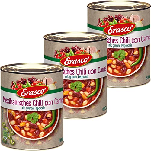 Mexikanisches Chili con Carne mit grüner Peperoni 800g 3er Pack von n.v.