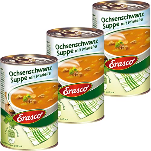 Ochsenschwanz Suppe mit Champignons und Madeira 385ml 3er Pack von n.v.
