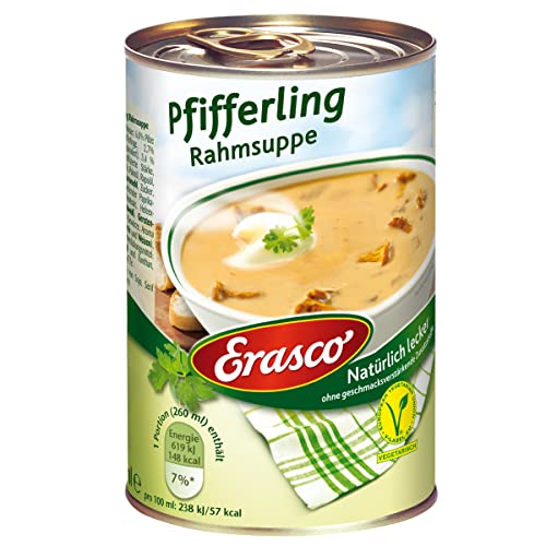 Erasco Pfifferling Rahmsuppe mit Sahne natürlich lecker 390ml von n.v.