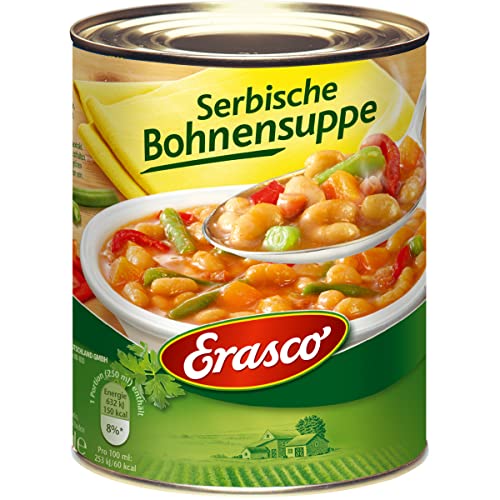 Erasco Serbische Bohnensuppe mit ganz viel gutem Gemüse 750ml Erasco Serbische Bohnensuppe mit ganz viel gutem Gemüse 750ml von n.v.