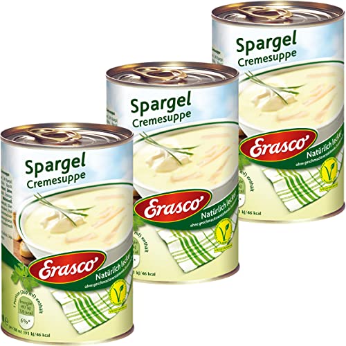 Erasco Spargel Cremesuppe natürlich lecker Vegetarisch 390ml 3er Pack von n.v.
