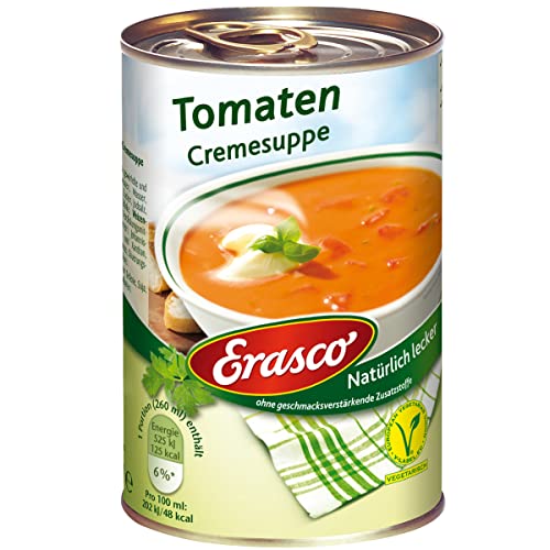 Erasco Tomaten Cremesuppe mit Tomatenstücken natürlich 390ml von n.v.