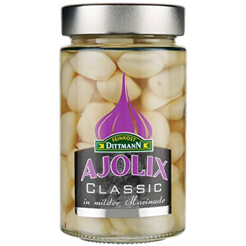 Feinkost Dittmann Ajolix Classic eingelegte Knoblauchzehen 235g Feinkost Dittmann Ajolix Classic eingelegte Knoblauchzehen 235g von n.v.
