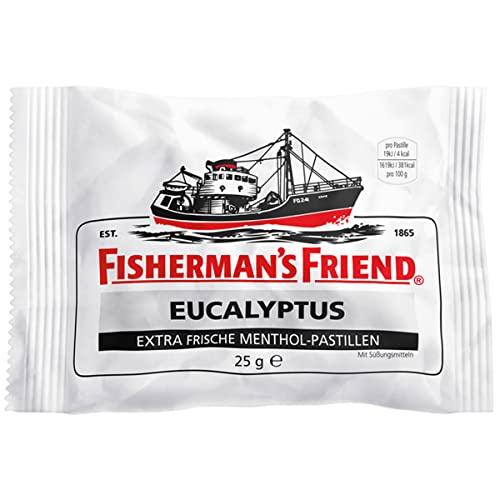 Fishermans Friend Eucalyptus Menthol Pastillen mit Zucker 25g von n.v.