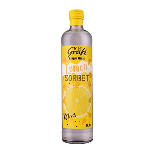 Gräfs Lemon Sorbet Likör mit Zitronengeschmack mit Farbstoff 500ml von n.v.