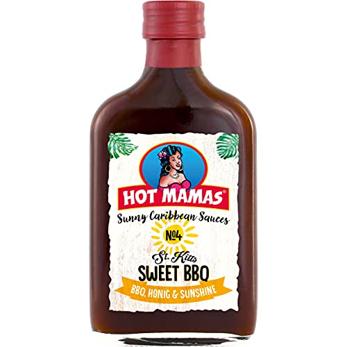 HOT MAMAS Sunny Caribbean Sauces St. Kitts Sweet BBQ Flasche 195ml von n.v.