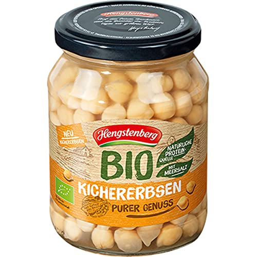 Hengstenberg Bio Kichererbsen in bester BIO Qualität vegan im Glas 370ml von n.v.