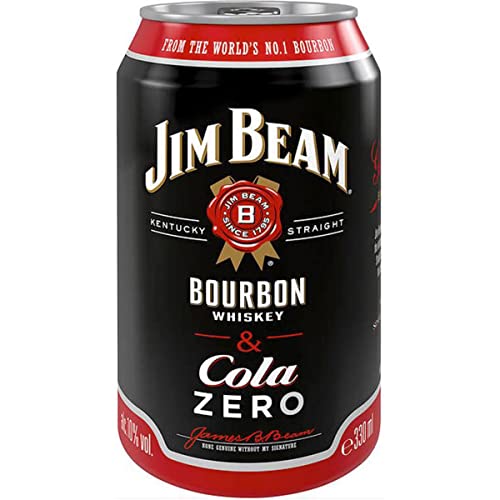 Jim Beam Cola Zero Original Mixgetränk in der Dose Longdrink 330ml von n.v.