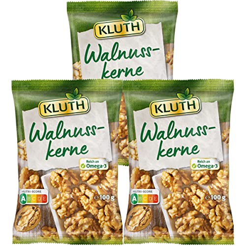 Kluth Walnusskerne Beste Qualität und mild im Geschmack 100g 3er Pack von n.v.