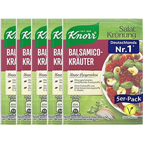 Knorr Salatkrönung Balsamico Kräuter Salatdressing 5x 11g 5er 5er Pack von n.v.
