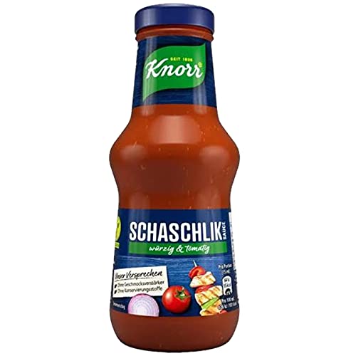 Knorr Schaschlik Sauce würzig und tomatig perfekt zu Fleisch 250ml von n.v.