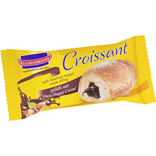 Kuchenmeister Croissant gefüllt mit Nuss Nugat Creme 48g 18er Pack von n.v.