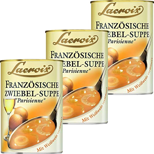 Lacroix Französische Zwiebel Suppe kräftig mit Weißwein 400ml 3er Pack von n.v.