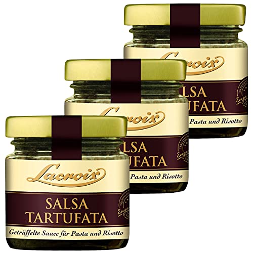 Lacroix Salsa Tartufata getrüffelte Sauce mit echtem Trüffel 90g 3er Pack Lacroix Salsa Tartufata getrüffelte Sauce mit echtem Trüffel 90g 3er Pack von n.v.