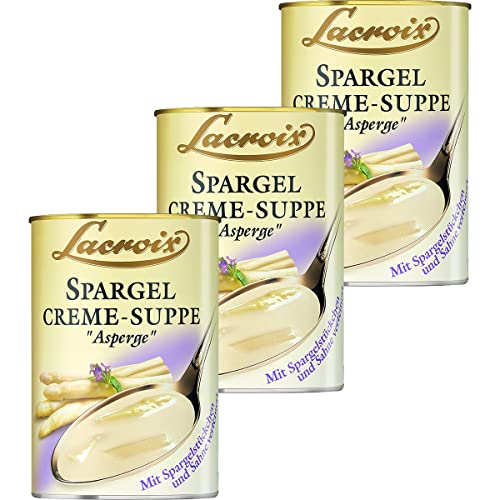 Lacroix Spargel Creme Suppe cremig mit Spargelstückchen 400ml 3er Pack von n.v.