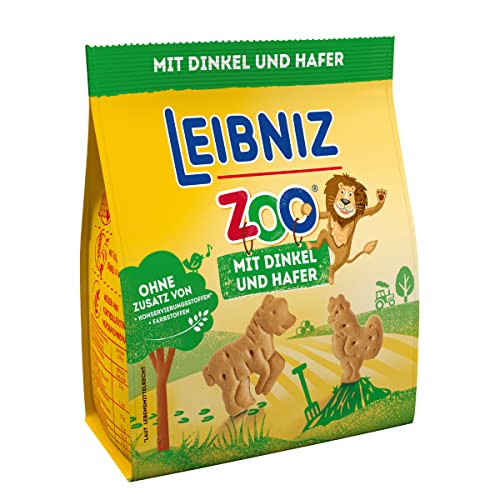 Leibniz Zoo Dinkel und Hafer Mini Weizenkekse in Form von Tieren 125g von n.v.