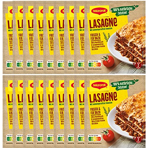 Maggi Fix für Lasagne würzig tomatig 100% natürliche Zutaten 30g 18er Pack von n.v.