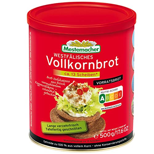 Mestemacher Westfälisches Vollkornbrot Vorratsbrot in der Dose 500g Mestemacher Westfälisches Vollkornbrot Vorratsbrot in der Dose 500g von n.v.